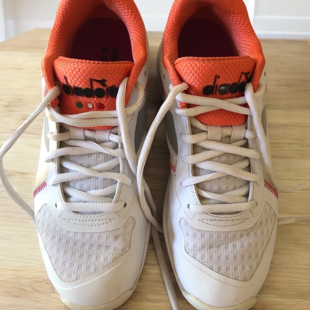 WOMENS 8 Pickleball Tennis Sneakers Diadora Trofeo W AG All Ground Court Shoes